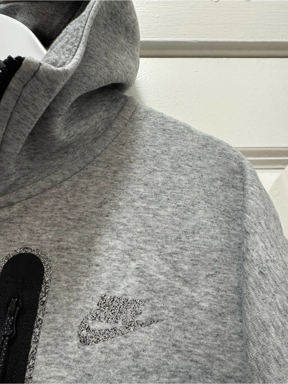 Nike Sportswear Tech Fleece Heather Grey Hoodie Jacket